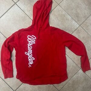 Wrangler Bold Red Pullover Hoodie